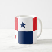 Panama Flag Keramik Kaffee Tasse (VorderseiteRechts)