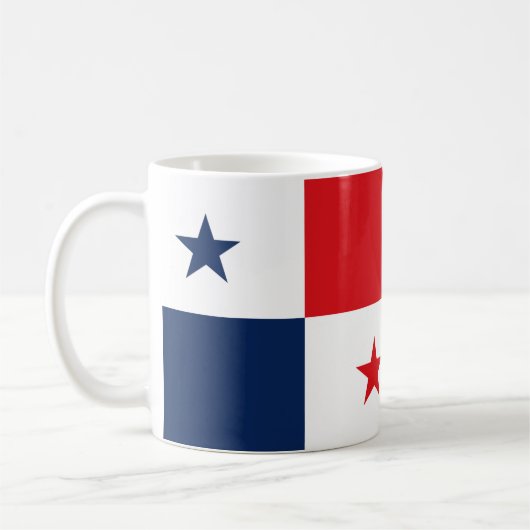 Panama Flag Keramik Kaffee Tasse (Links)