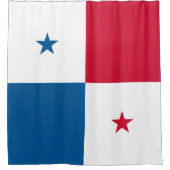 Panama-Flagge Duschvorhang (Vorderseite)