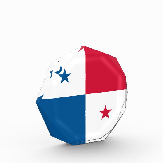 Panama-Flagge Fotoblock (Links)
