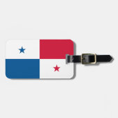 Panama-Flagge Gepäckanhänger (Vorderseite horizontal)