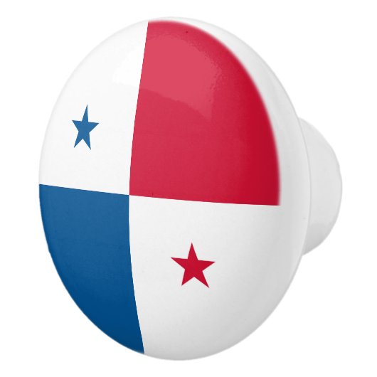 Panama-Flagge Keramikknauf (Rechts)