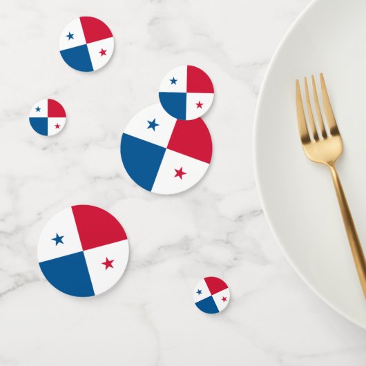 Panama-Flagge Konfetti (Gruppe)