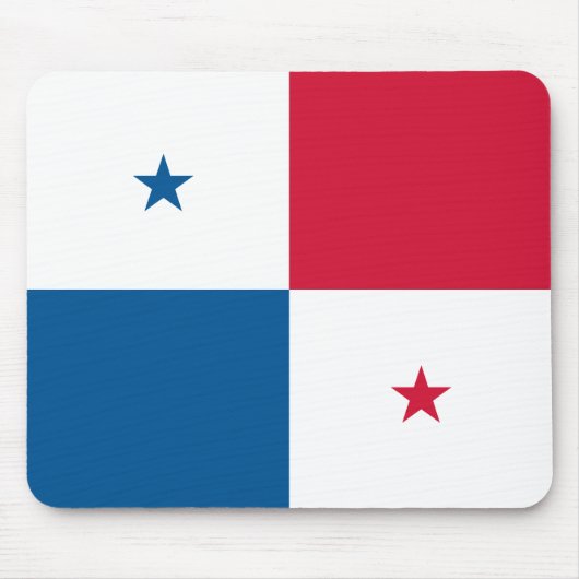 Panama-Flagge Mousepad (Vorne)