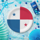 Panama-Flagge Pappteller (Party)
