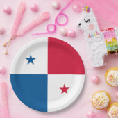 Panama-Flagge Pappteller (Party)