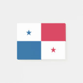 Panama-Flagge Post-it Klebezettel (Vorderseite)