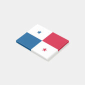 Panama-Flagge Post-it Klebezettel (angewinkelt)
