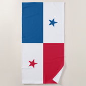 Panama-Flagge Strandtuch (Vorderseite)