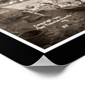 Panama-Foto 1909 Poster (Ecke)