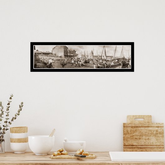 Panama-Foto 1909 Poster (Küche)