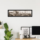 Panama-Foto 1909 Poster (Heimbüro)