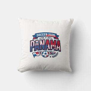 Panama Fußball 2026 Fußball Fett Land Typografie Kissen