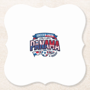 Panama Fußball 2026 Fußball Fett Land Typografie Untersetzer