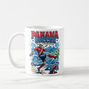 Panama Fußball Skelett Stürmer Nationen Poster Sti Kaffeetasse