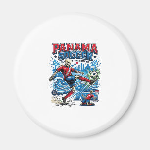 Panama Fußball Skelett Stürmer Nationen Poster Sti Magnet