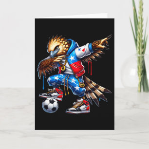 Panama Harpy Eagle Dabbing Fußball Urbyn Streetwea Karte