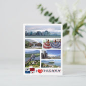Panama - I Liebe - Postkarte (Stehend Vorderseite)