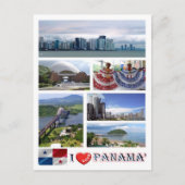 Panama - I Liebe - Postkarte (Vorderseite)