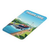 Panama-Kanal-Reise Magnet (Linke Seite)
