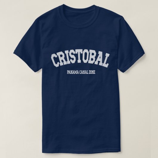 Panama-Kanal-Zone: Cristobal-Sweatshirt T-Shirt (Design vorne)