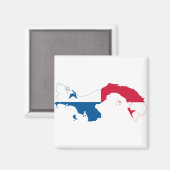 PANAMA - KARTE/LOGO/FLAG/FARBEN/WAPPEN MAGNET (Vorderseite/Rückseite)