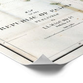 Panama-Karte von 1912 Poster (Ecke)