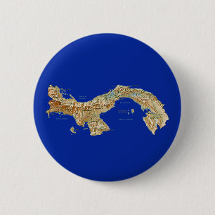 Panama-Karten-Knopf Button