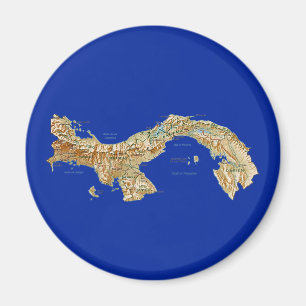Panama-Karten-Magnet Magnet