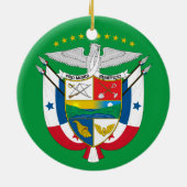 Panama Keramik Weihnachtsschmuck (Hinten)