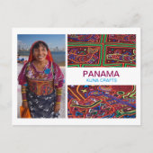 Panama Kuna Kunfts Postkarte (Vorderseite)
