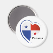 Panama-Liebe Magnet (Vorderseite/Rückseite)