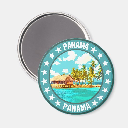 Panama Magnet (Vorderseite/Rückseite)