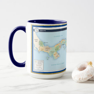 Panama Map Benutzerdefinierte Tasse