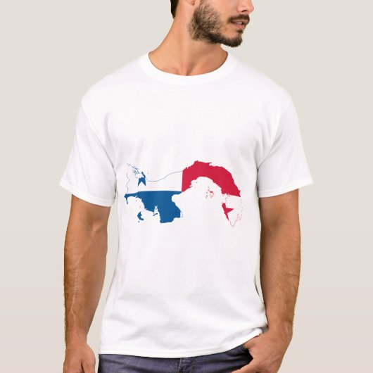 PANAMA - MAP/LOGO/FLAG/FARBEN/WAPPEN T-Shirt (Vorderseite)