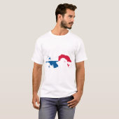 PANAMA - MAP/LOGO/FLAG/FARBEN/WAPPEN T-Shirt (Vorne ganz)