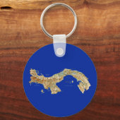 Panama Map Schlüsselanhänger (Vorderseite)