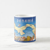 Panama Map Tasse (Mittel)