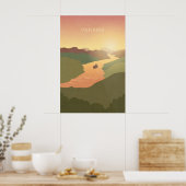 Panama-Minimal-Reiseposter Poster (Küche)