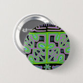 Panama Mola Music Box Button (Vorne & Hinten)