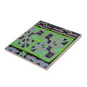 Panama Mola Music Box Fliese (Seite)