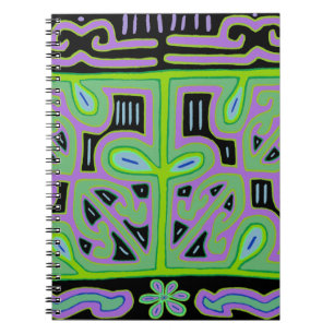 Panama Mola Music Box Notizblock