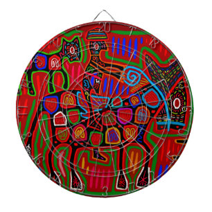 Panama Mola - Rette ein Pferd, reite einen Cowboy Dartscheibe