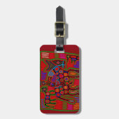 Panama Mola - Rettet einen Pferdeschlitten Gepäckanhänger (Vorderseite vertikal)