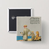 Panama Pacific Exposition Button (Vorne & Hinten)