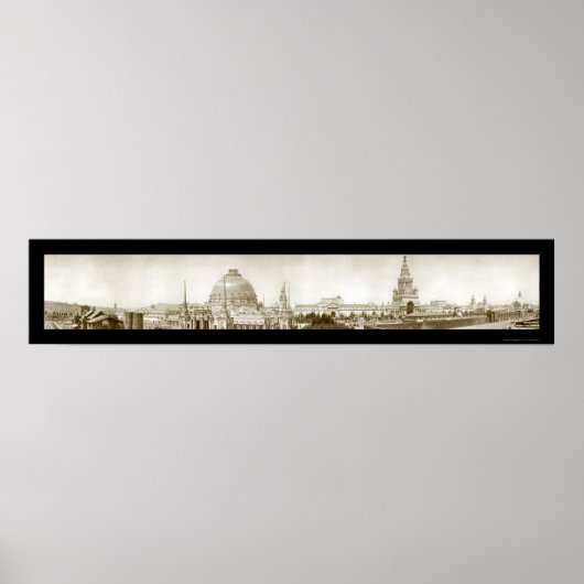 Panama Pacific Exposition San Francisco Foto 1915 Poster (Vorne)