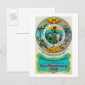 Panama Pacific International Expo Postkarte (Vorne/Hinten)