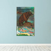 Panama Pacific International Expo-Werbung Leinwanddruck (Insitu (Holzboden))