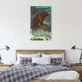 Panama Pacific International Expo-Werbung Leinwanddruck (Insitu (Schlafzimmer))