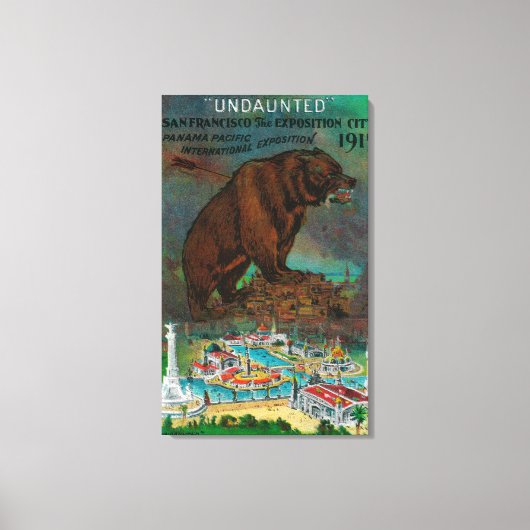 Panama Pacific International Expo-Werbung Leinwanddruck (Vorderseite)